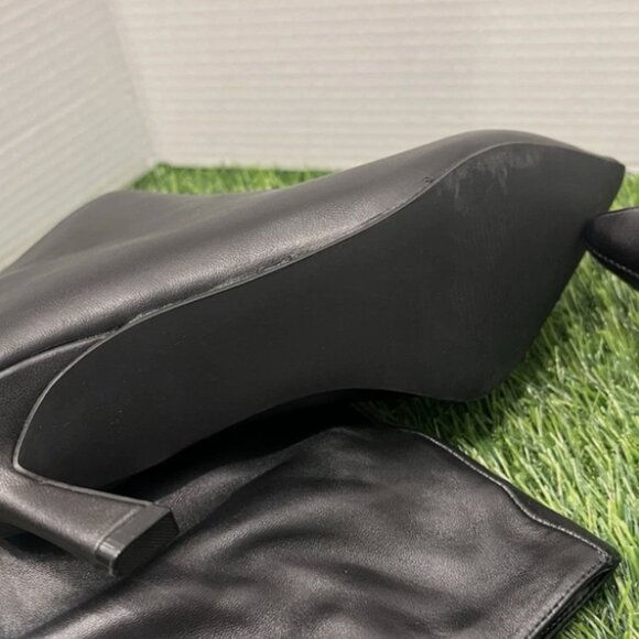 Steve Madden Womens's Lavan Black Knee-High Boots - Black - Picture 4 of 7